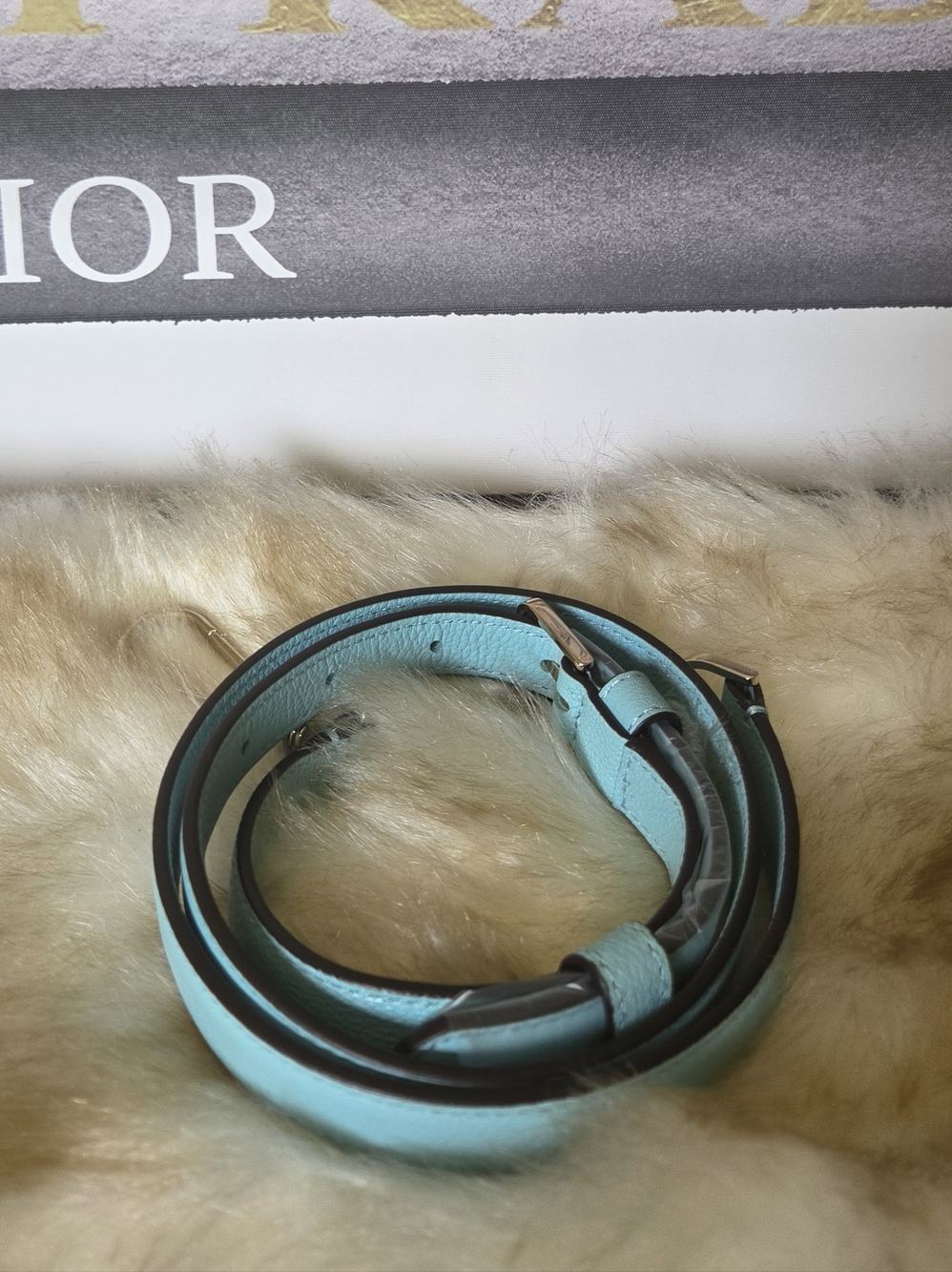 kate spade turquoise and black leather strap
